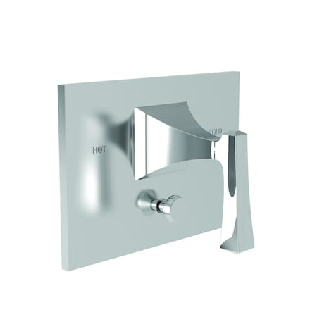 NEWPORT BRASS Balanced Tub & Shower Diverter Plate W/ Handle in Polished Gold (Pvd) 5-2572BP/24